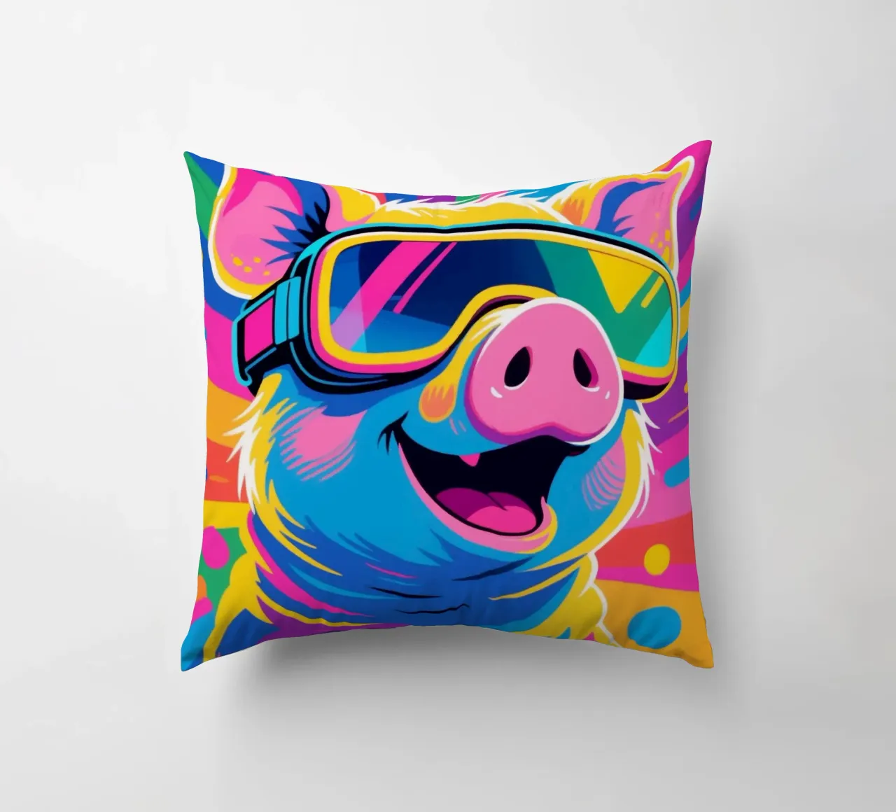 Color Piggy VR Tech cuscino da knowledge