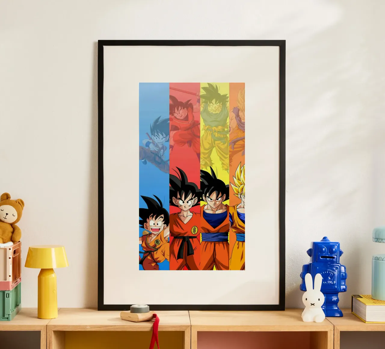 Maglietta classica Evolution Goku poster da jamsa_ve