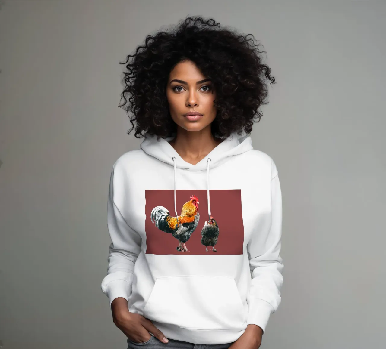 Semplice felicità felpa con cappuccio da Nature's Palette