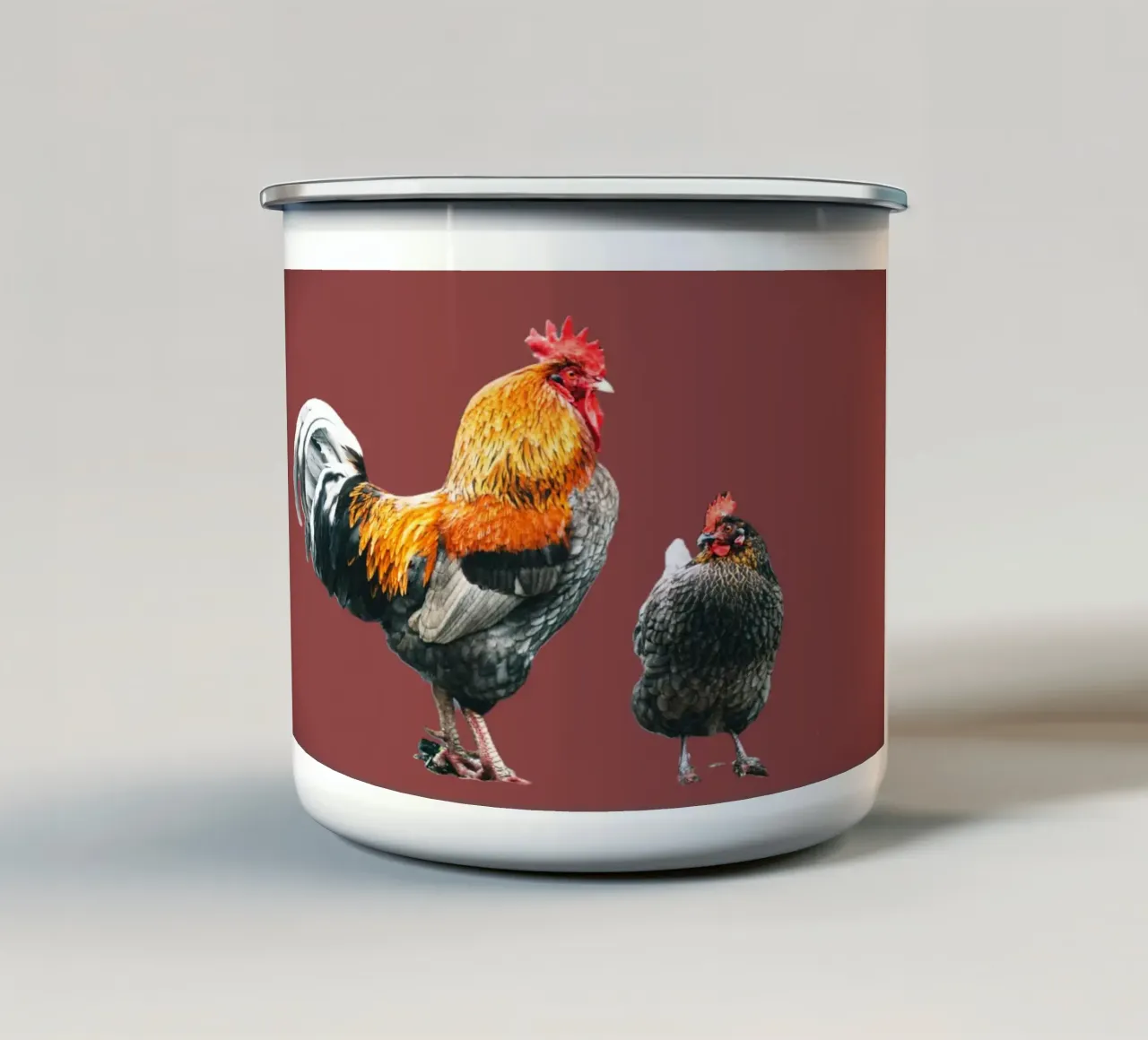 Semplice felicità tazza in smalto da Nature's Palette