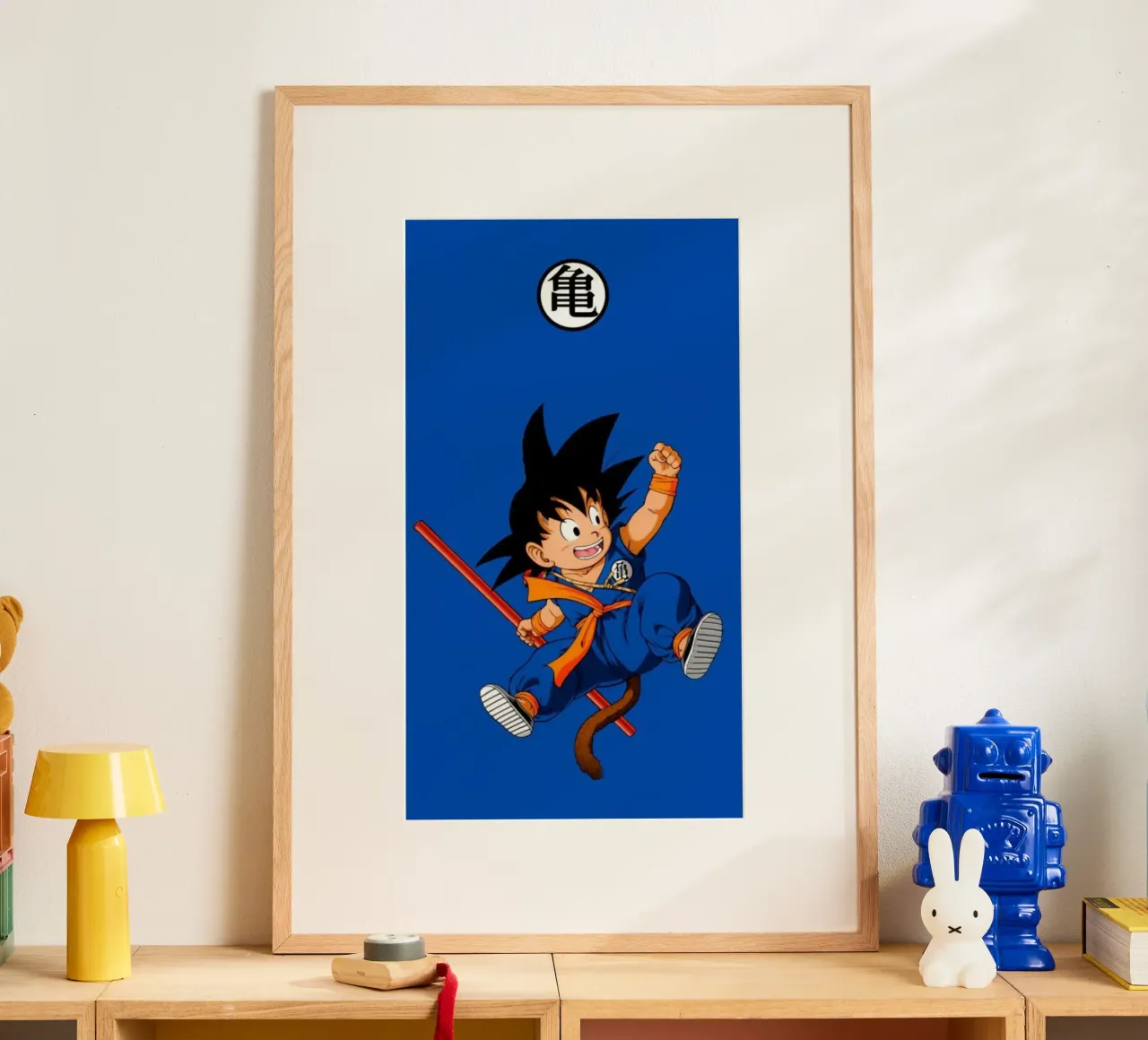 Maglietta classica Cartoon of DBZ poster con telaio in legno da jamsa_ve