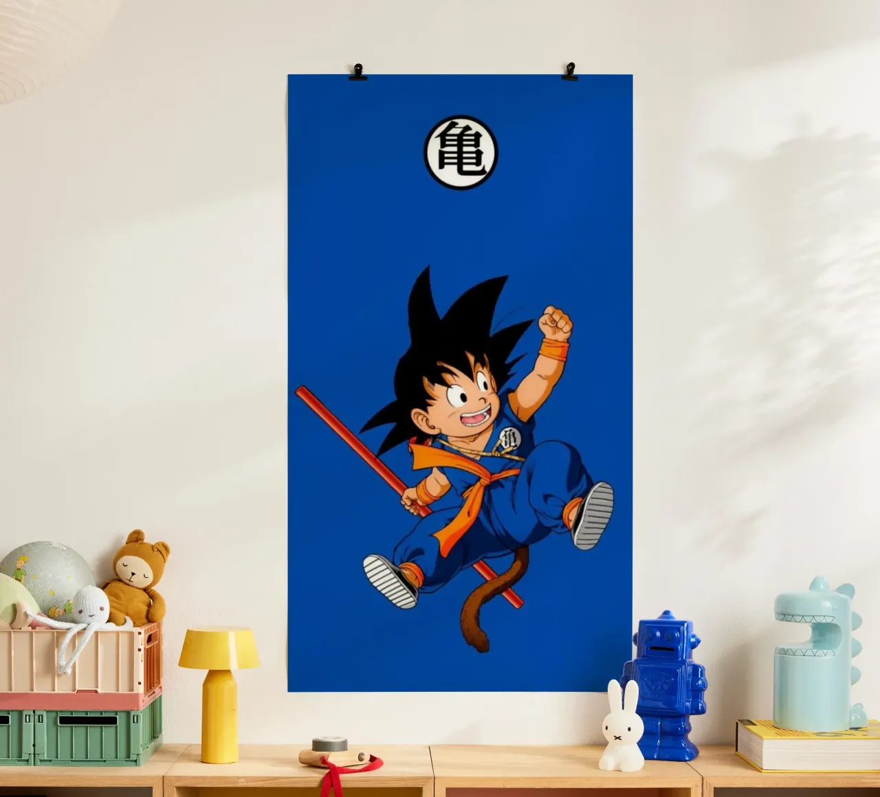 Maglietta classica Cartoon of DBZ poster con telaio in legno da jamsa_ve
