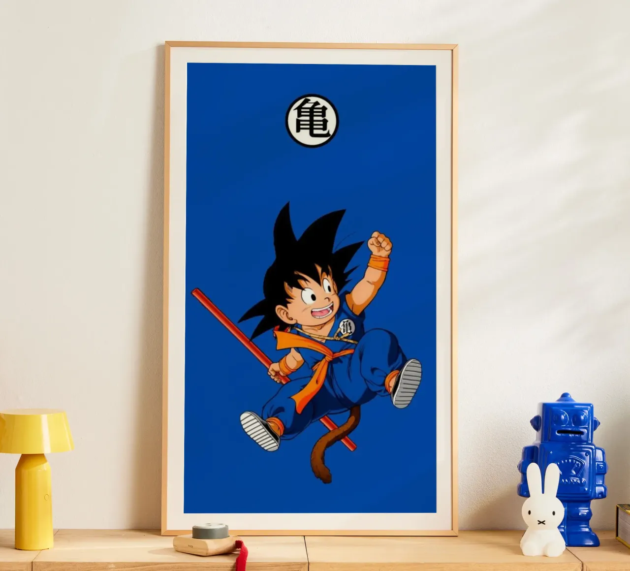 Maglietta classica Cartoon of DBZ poster con telaio in legno da jamsa_ve