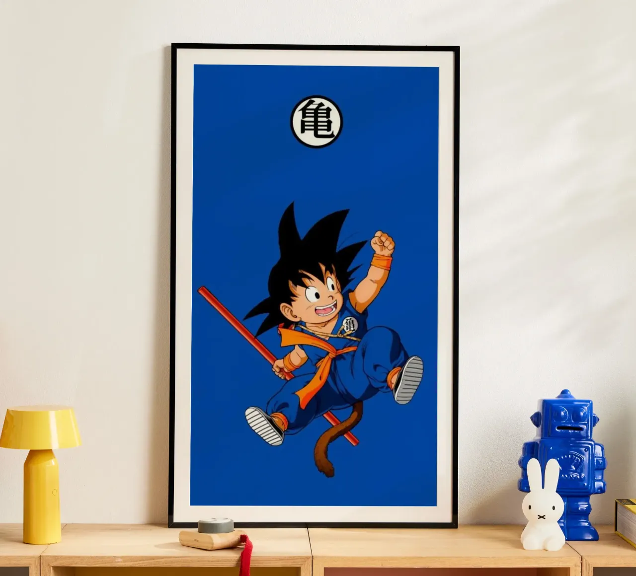 Maglietta classica Cartoon of DBZ poster con telaio in legno da jamsa_ve