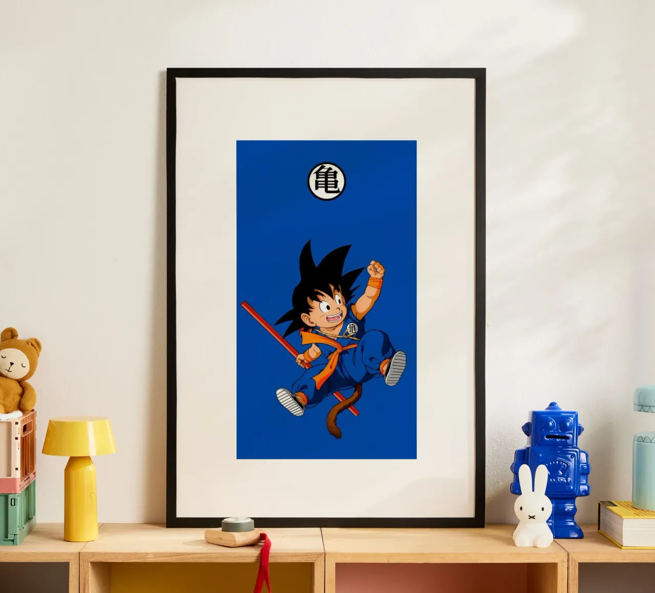 Maglietta classica Cartoon of DBZ poster con telaio in legno da jamsa_ve