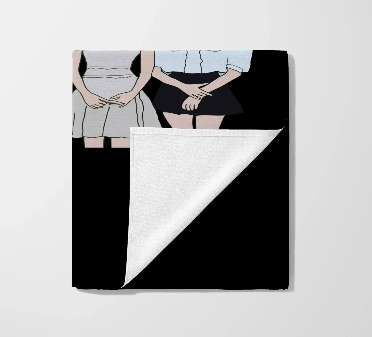 Vettore piatto K-pop Blackpink telo mare da igoshdesigns