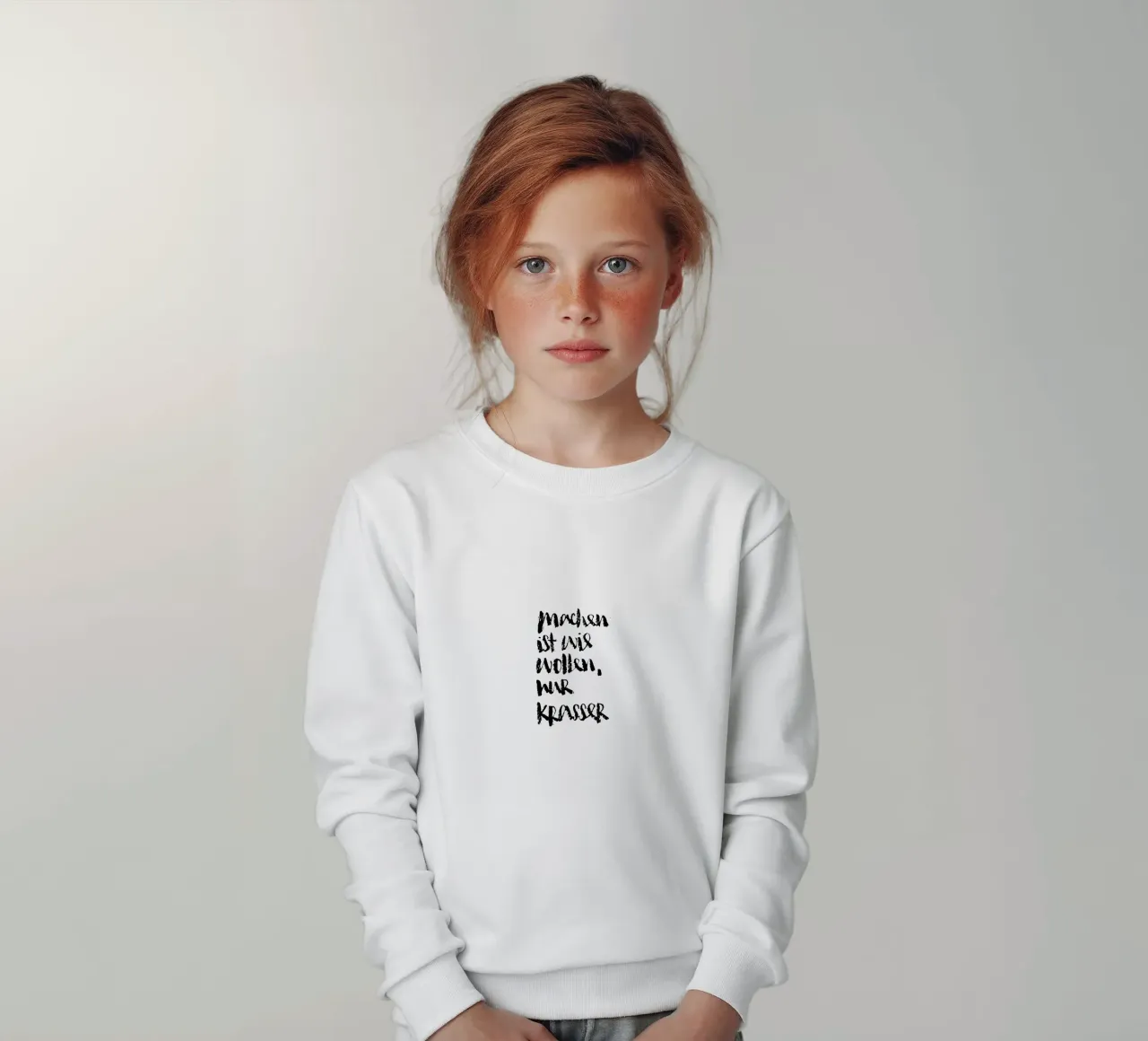 Machen: Krasser als wollen felpa bambino da Brushmeetspaper