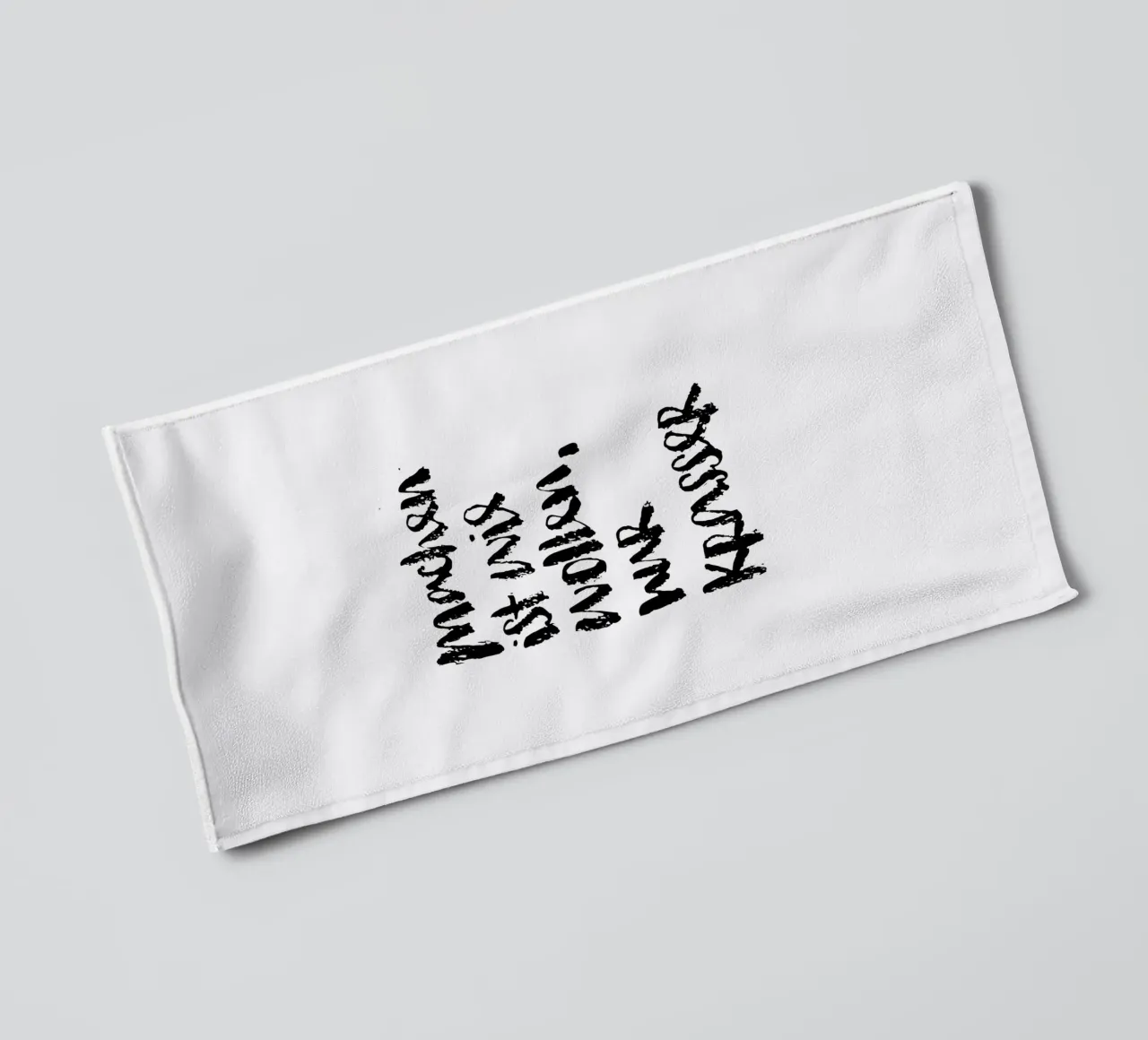 Machen: Krasser als wollen towel by Brushmeetspaper