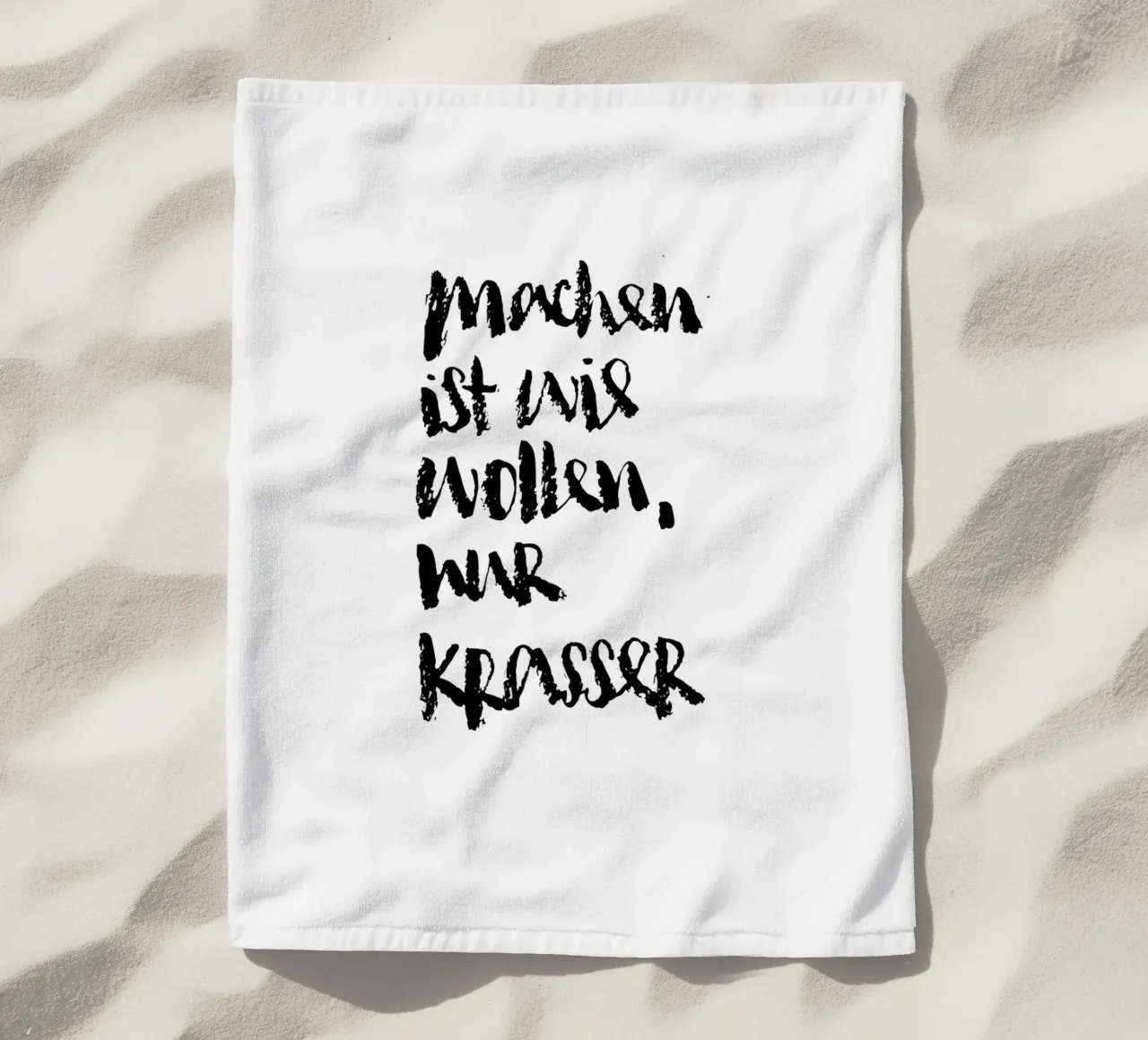 Machen: Krasser als wollen telo mare da Brushmeetspaper