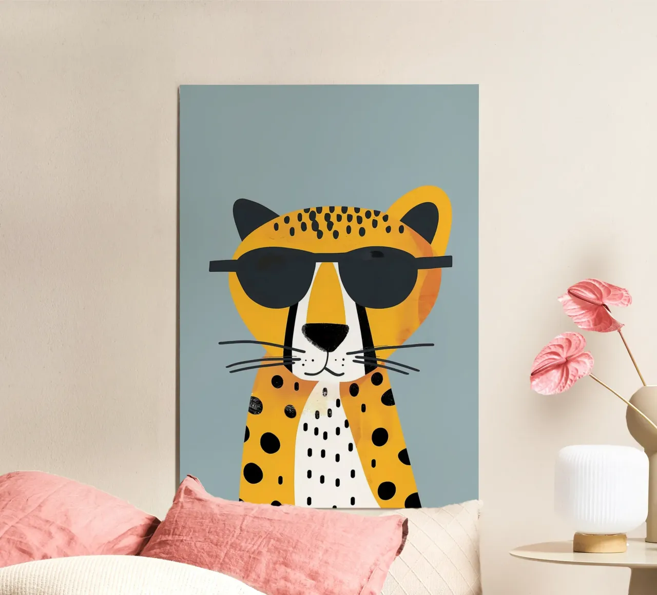 panther with glasses poster da panada