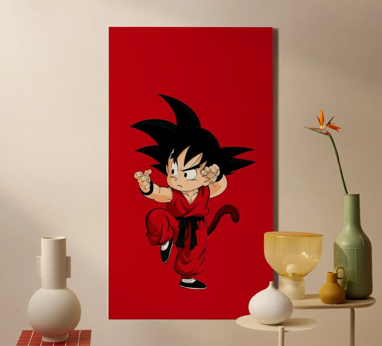 Maglietta classica dei bambini di Goku tela con Cornice a cassetta da jamsa_ve