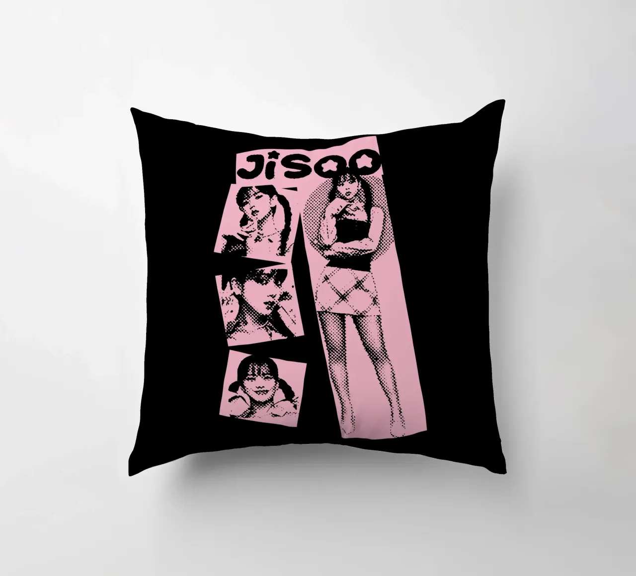 Jisso Halftone K-pop cuscino da igoshdesigns