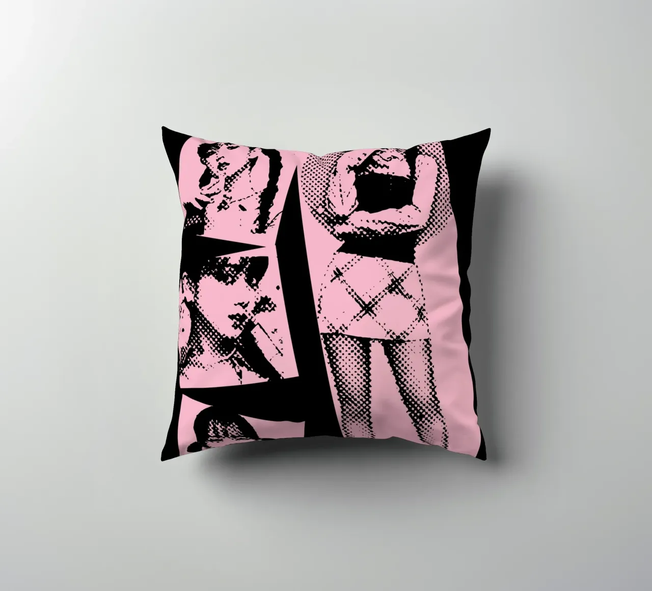 Jisso Halftone K-pop cuscino da igoshdesigns
