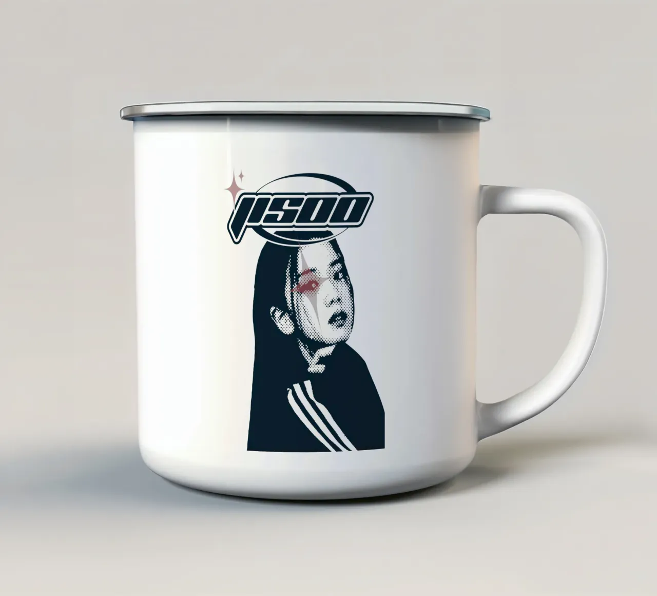 Jisso Y2k Ballo Blackpink tazza in smalto da igoshdesigns