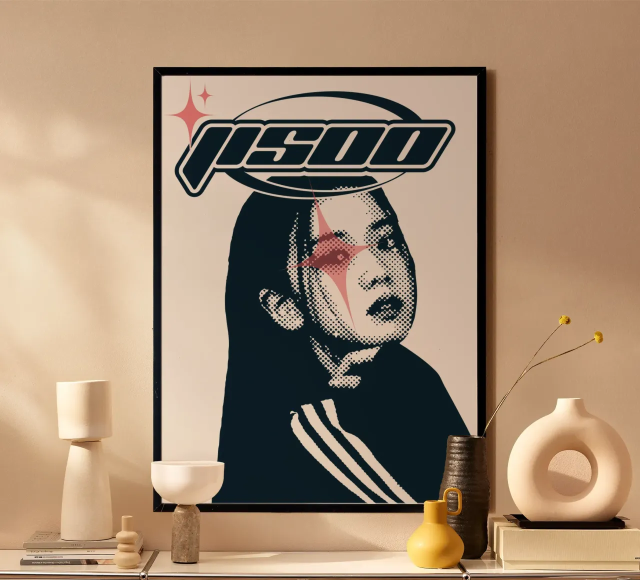 Jisso Y2k Ballo Blackpink poster con telaio in alluminio da igoshdesigns