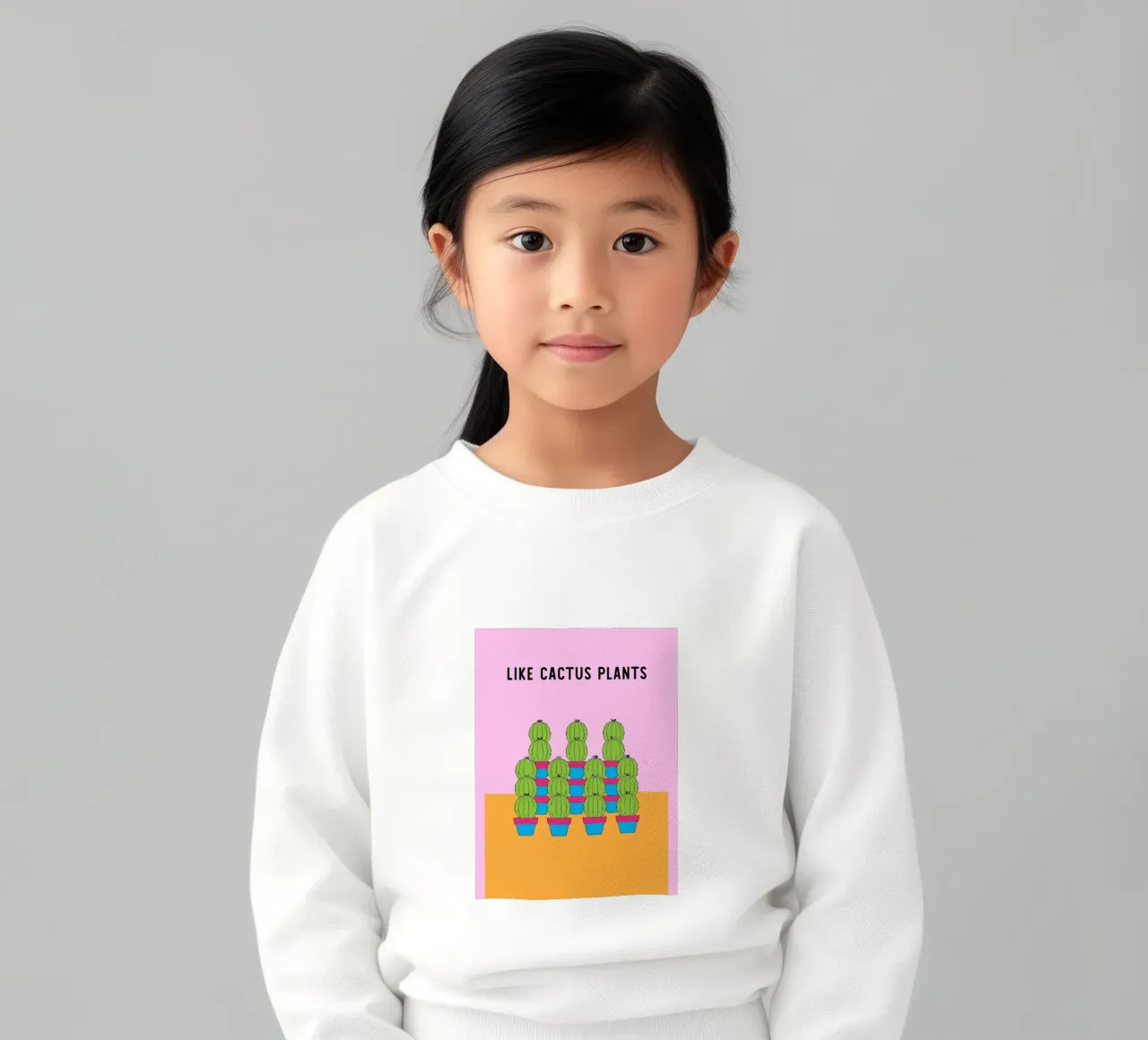 Mi piace il cactus felpa bambino da OUR SHOP