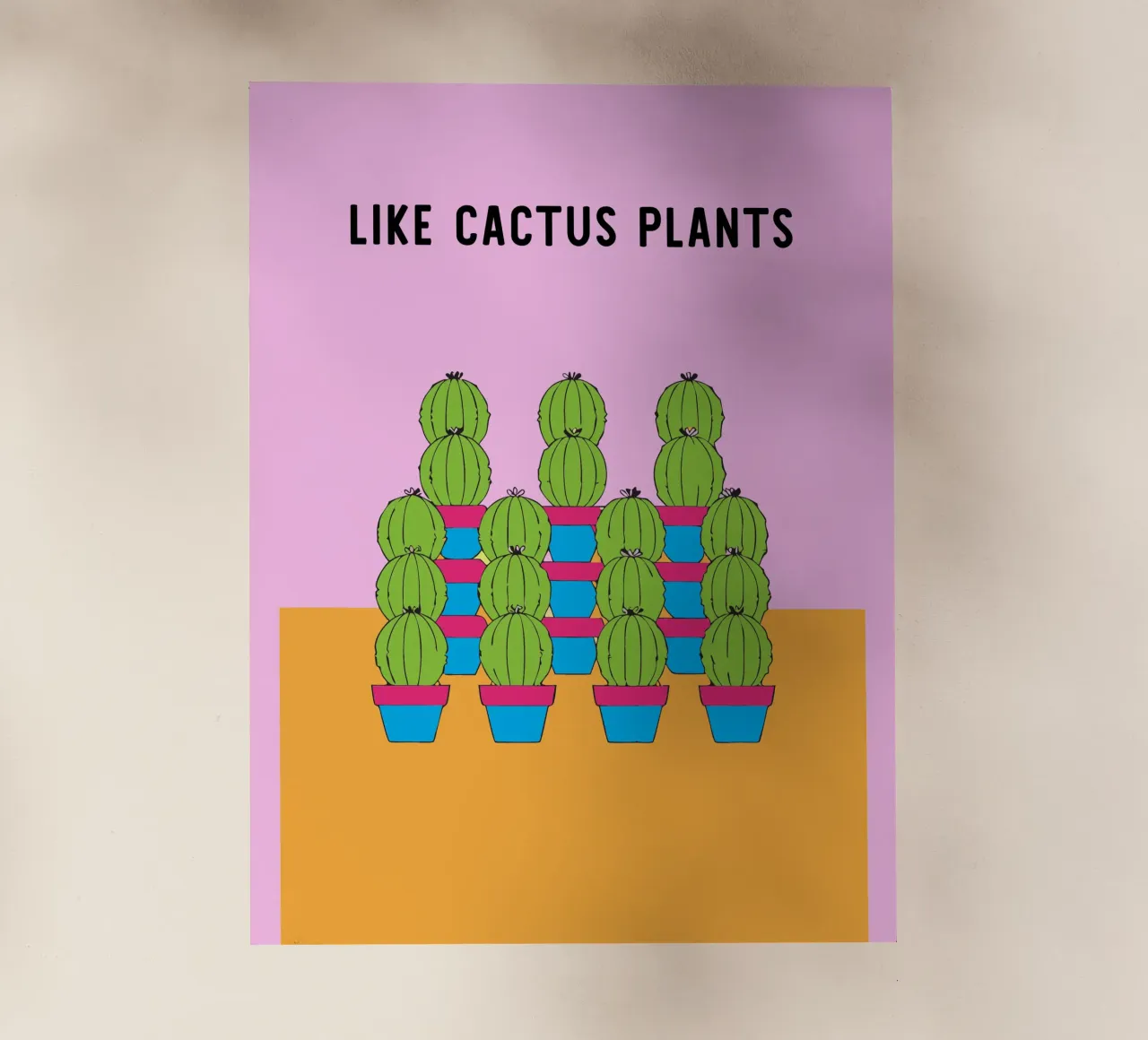 Mi piace il cactus pellicola backlit da OUR SHOP