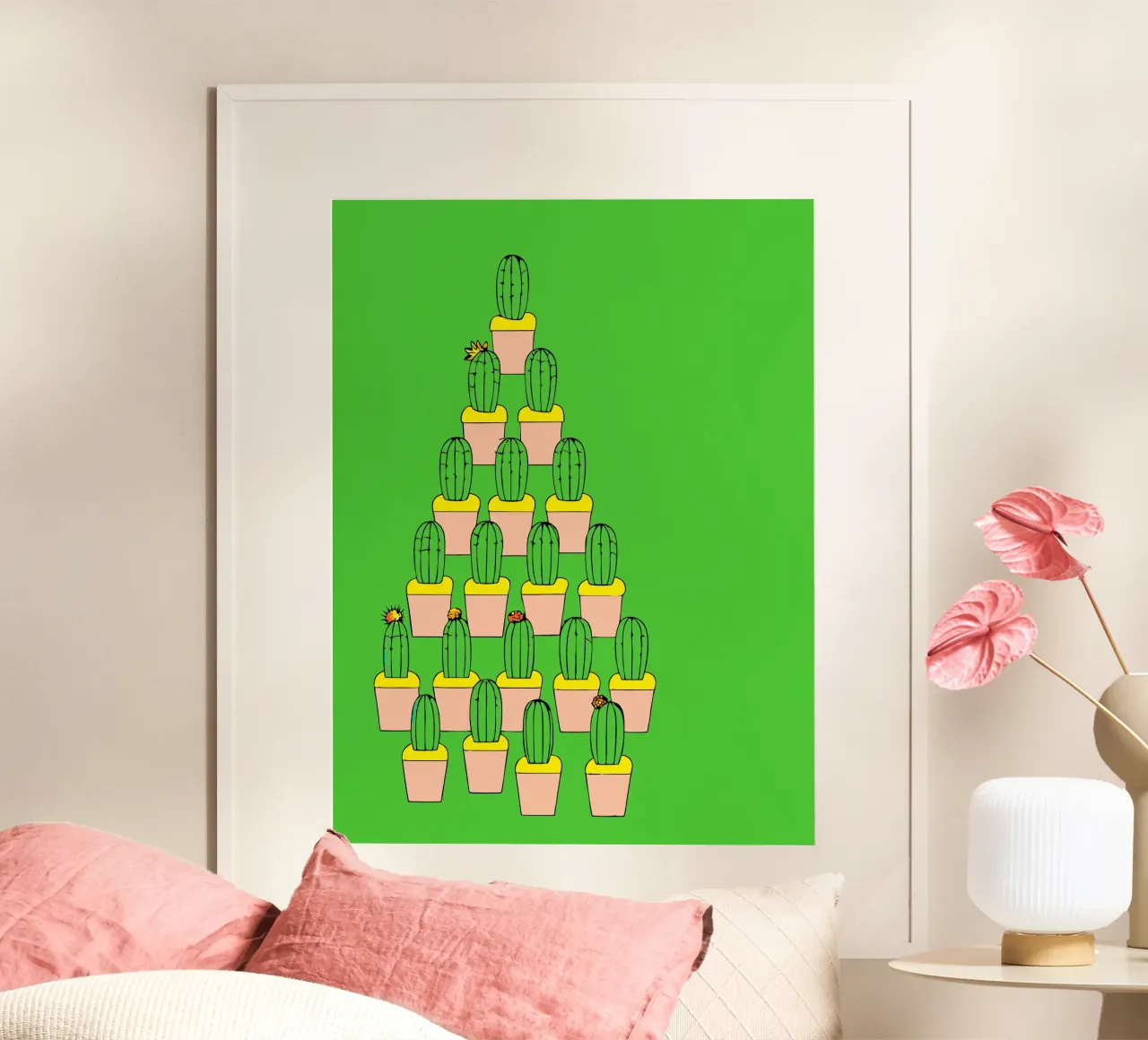 Collezione di vasi Cactus poster da OUR SHOP