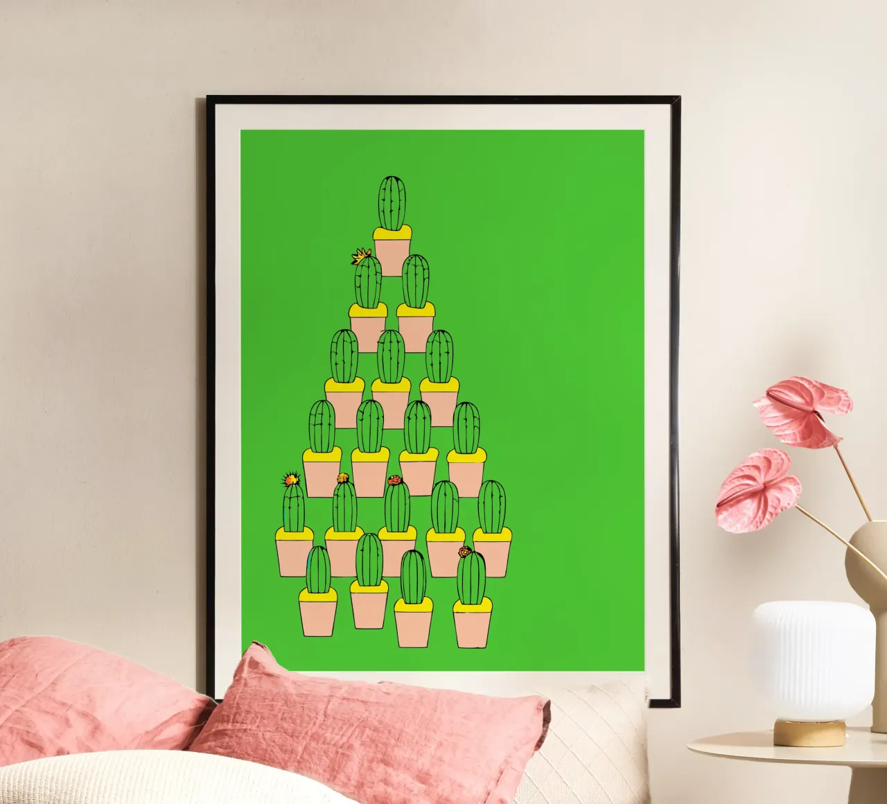 Collezione di vasi Cactus poster da OUR SHOP