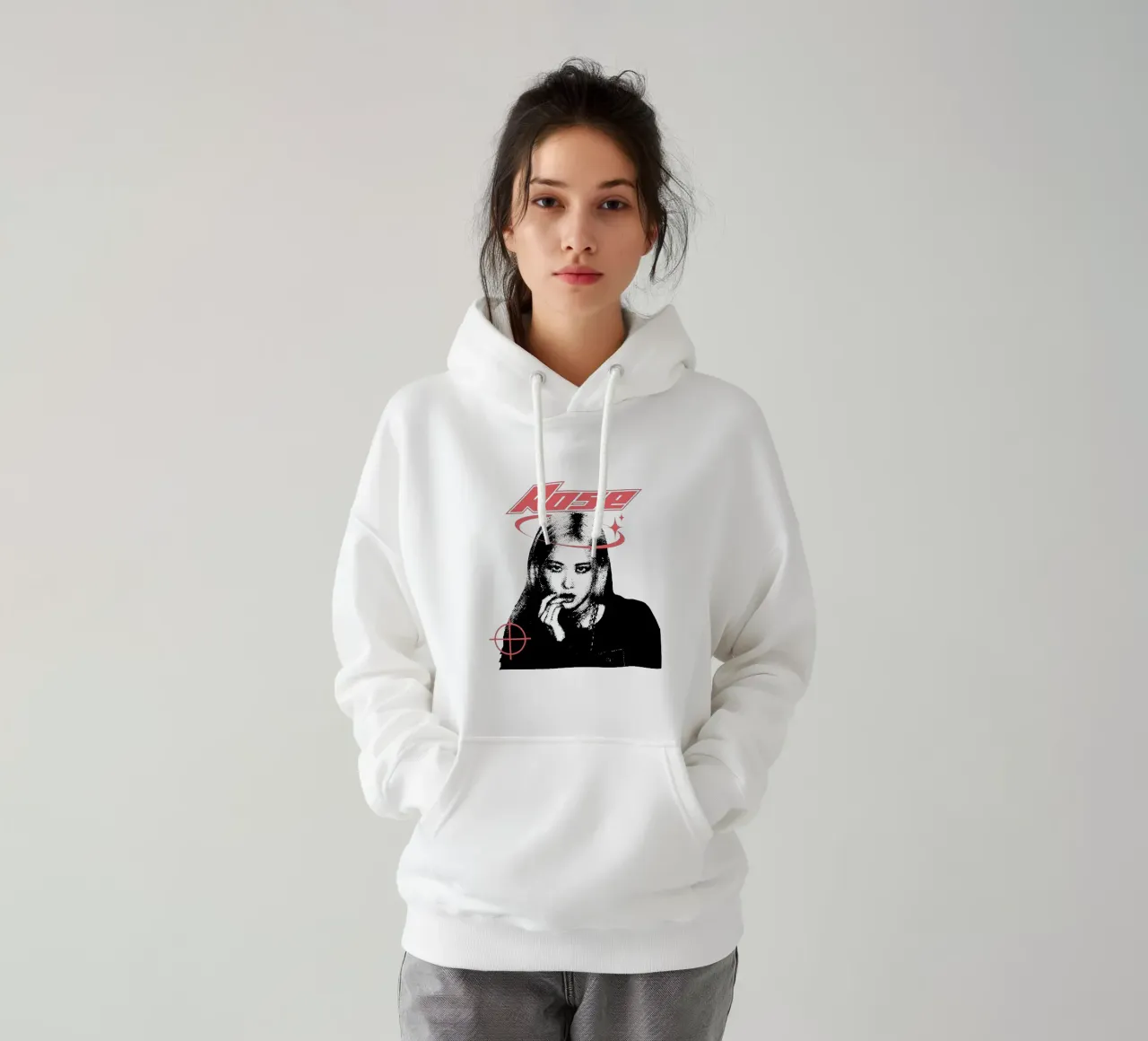 Stile Y2k - Rosa felpa con cappuccio da mannys_artt