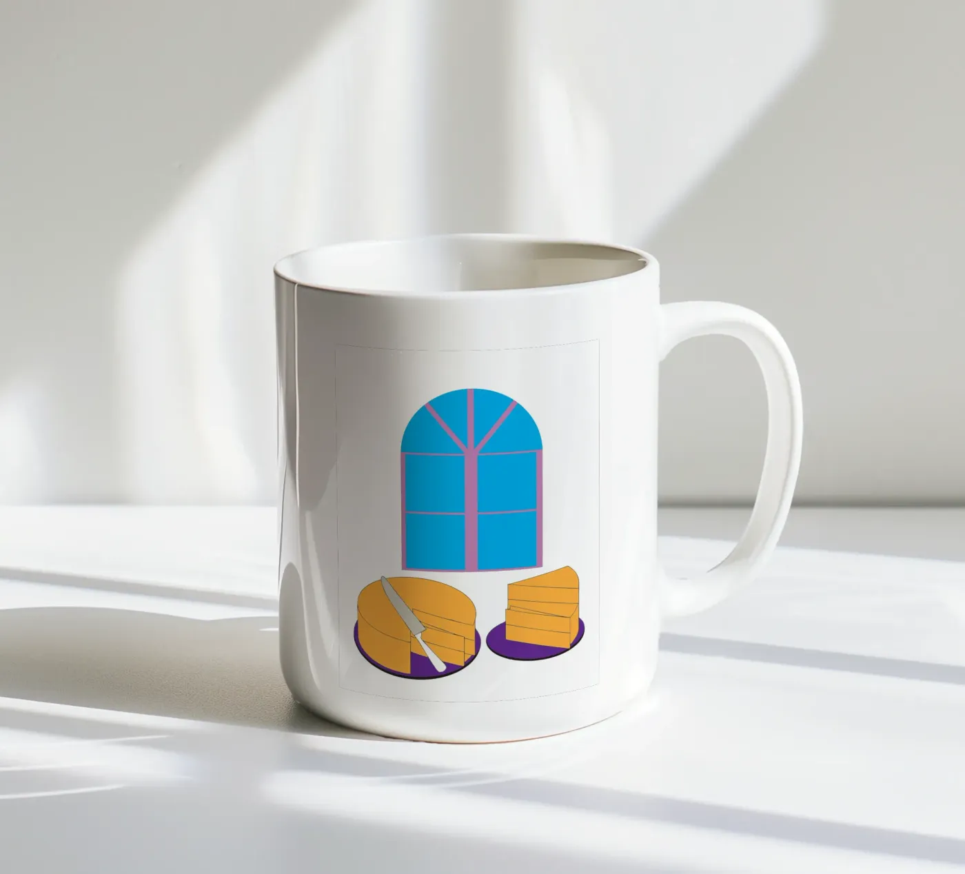 Sponge Cake ceramic mug by OUR SHOP