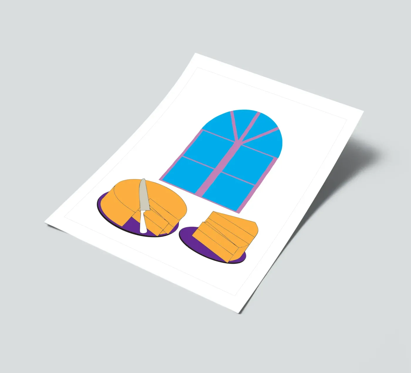 Sponge Cake sticker sheet by OUR SHOP