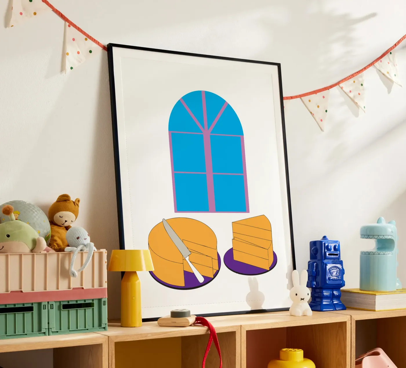 Sponge Cake poster van OUR SHOP