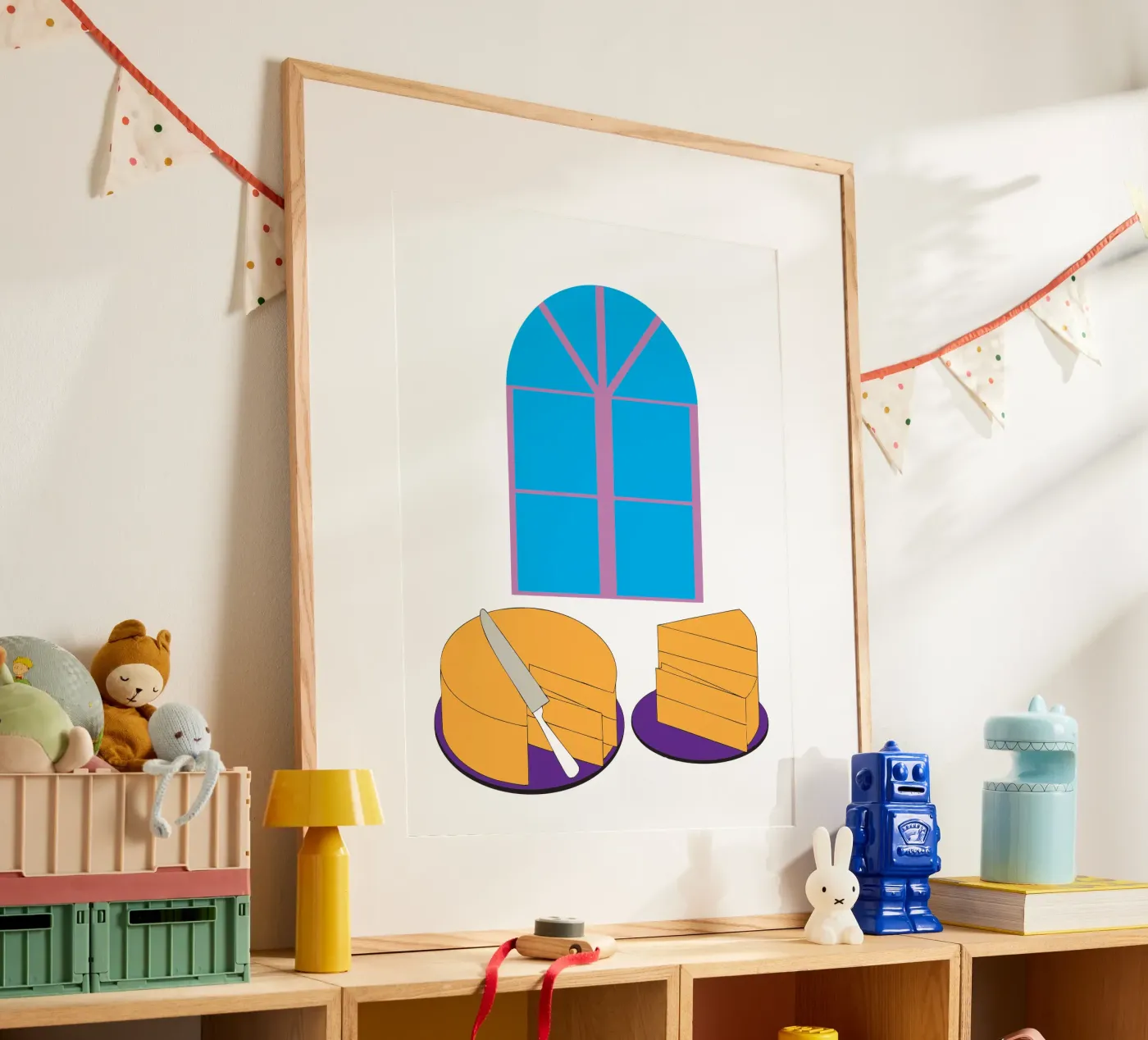 Sponge Cake poster van OUR SHOP