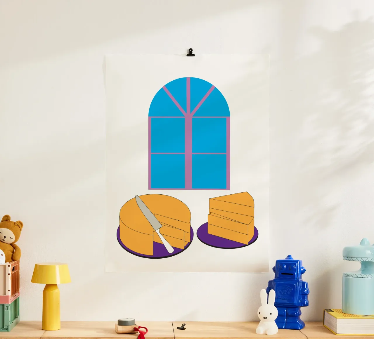 Sponge Cake poster by OUR SHOP