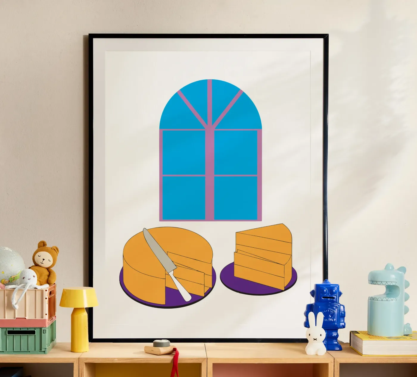 Sponge Cake poster van OUR SHOP