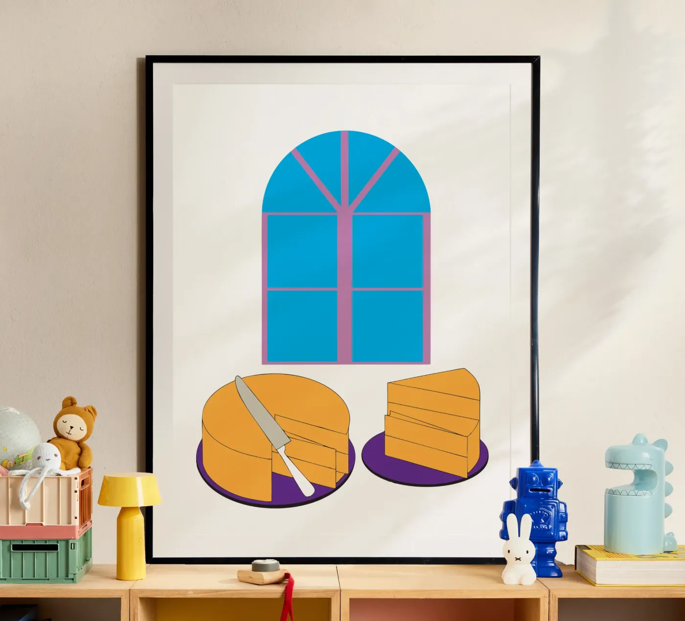 Sponge Cake Poster von OUR SHOP