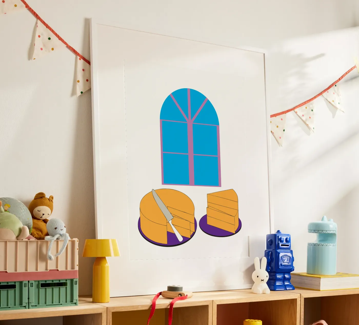 Sponge Cake poster van OUR SHOP