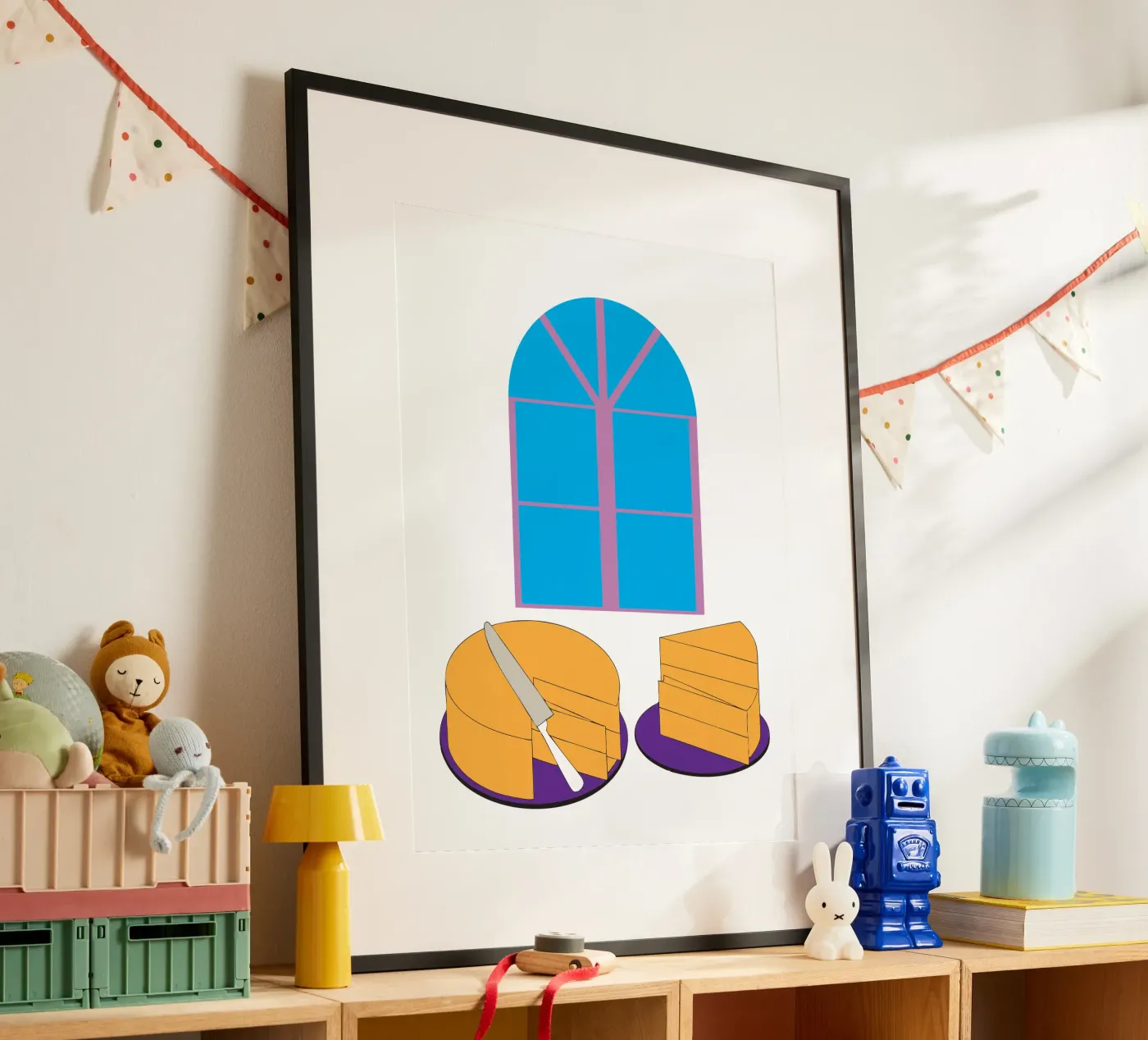 Sponge Cake poster van OUR SHOP