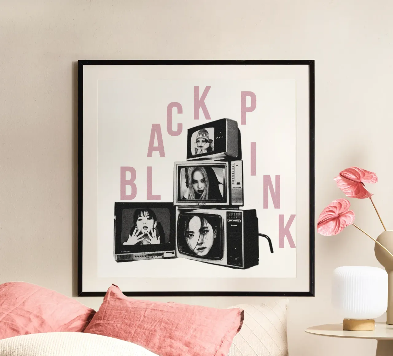 Televisore incorniciato - Kpop poster da mannys_artt