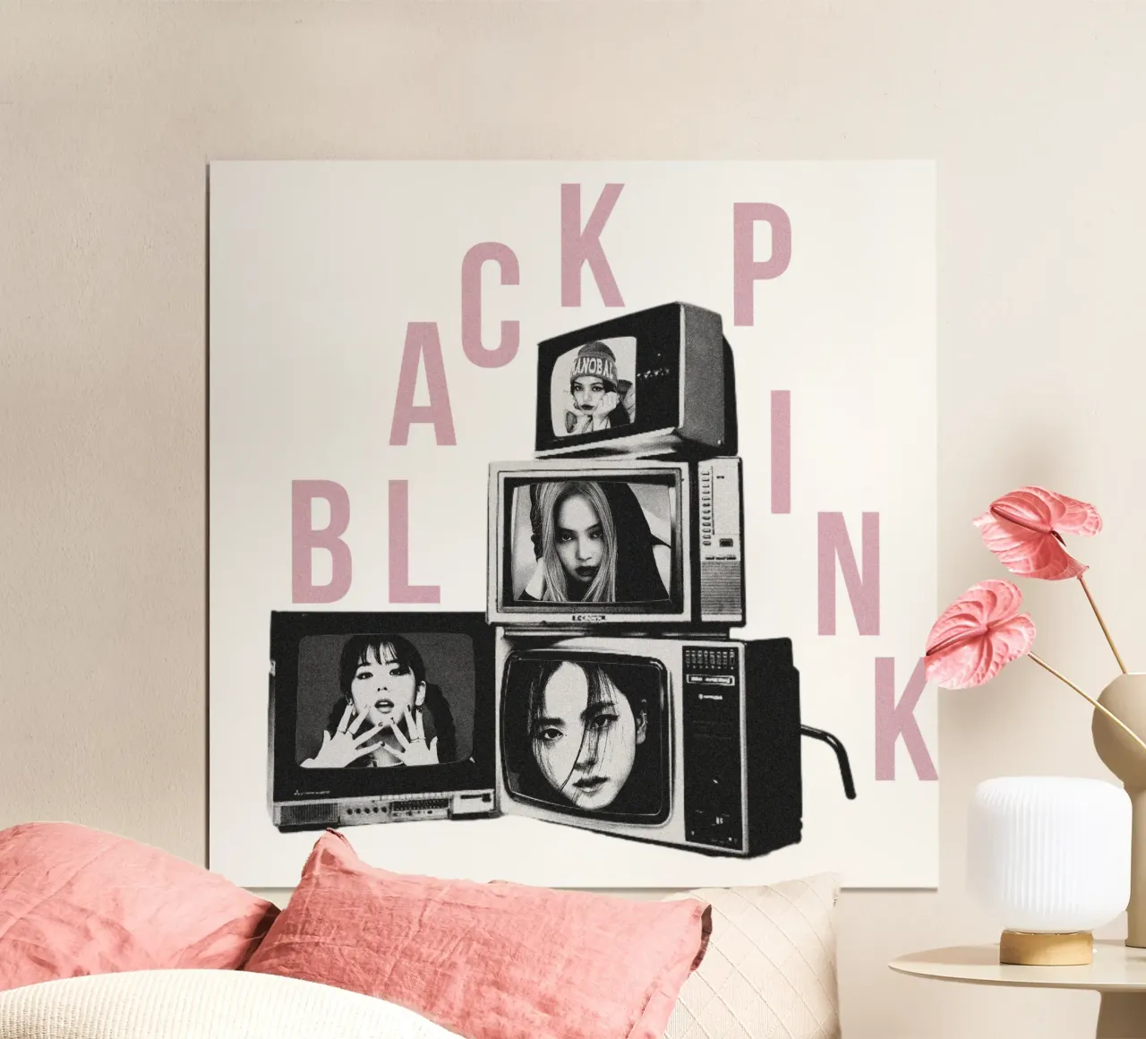 Televisore incorniciato - Kpop poster da mannys_artt