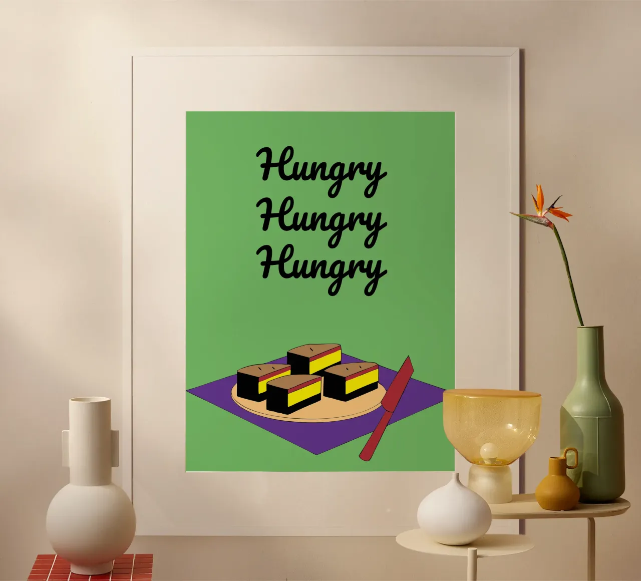 Fame di torta poster da OUR SHOP