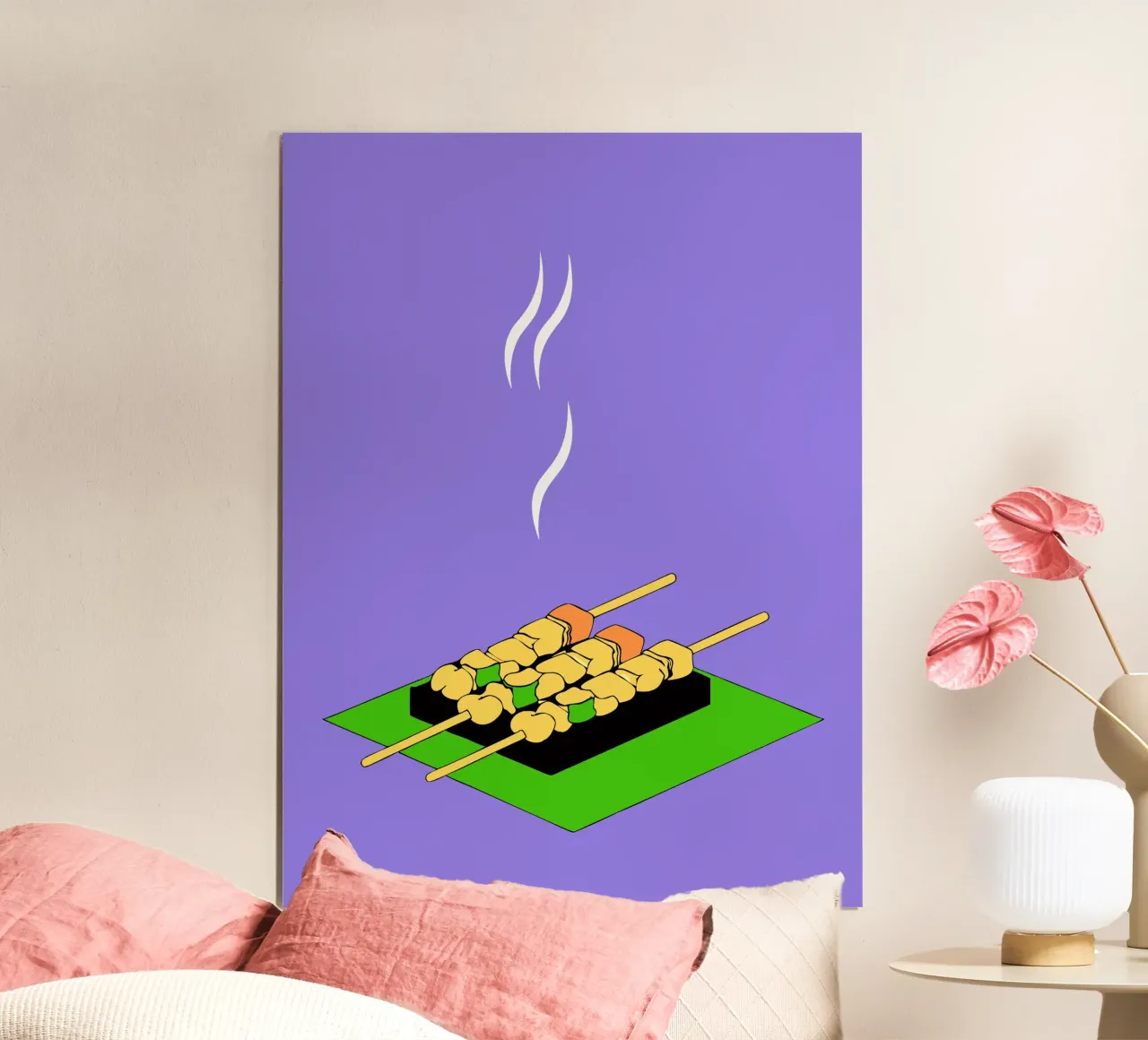 Satay alla griglia poster da OUR SHOP