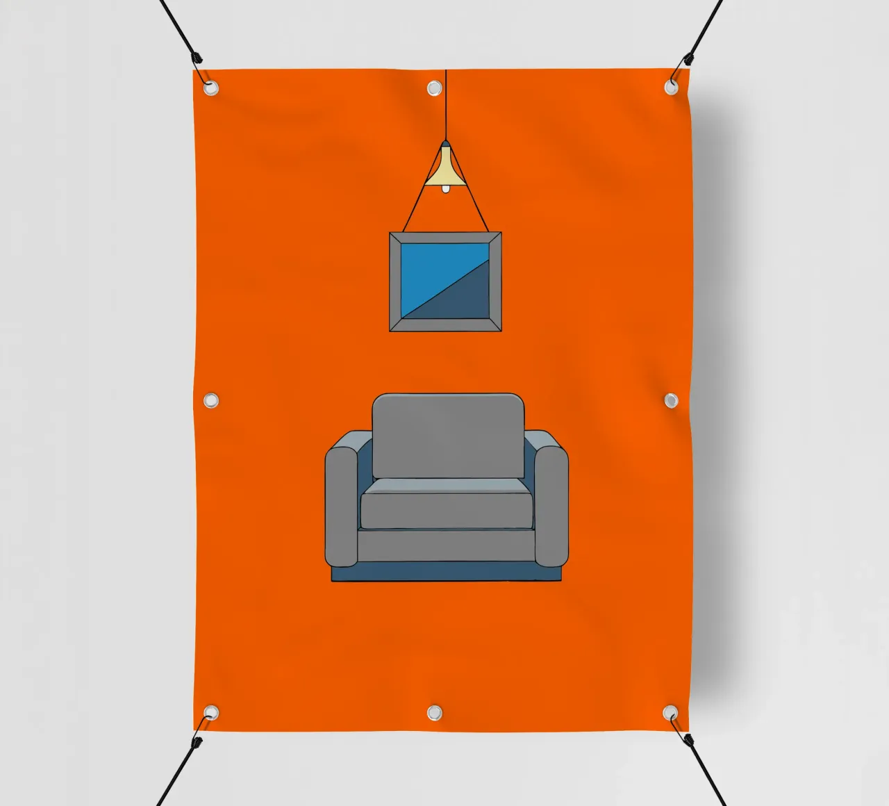 Sedie e lampade telo in pvc da OUR SHOP