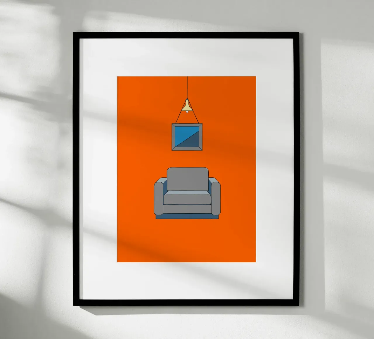 Sedie e lampade poster con telaio in plastica da OUR SHOP