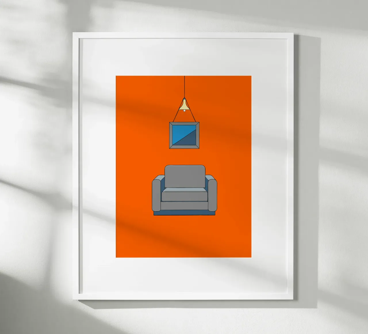 Sedie e lampade poster con telaio in plastica da OUR SHOP