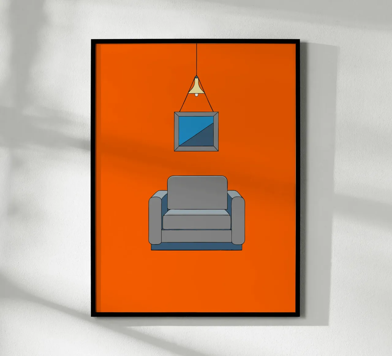 Sedie e lampade poster con telaio in plastica da OUR SHOP