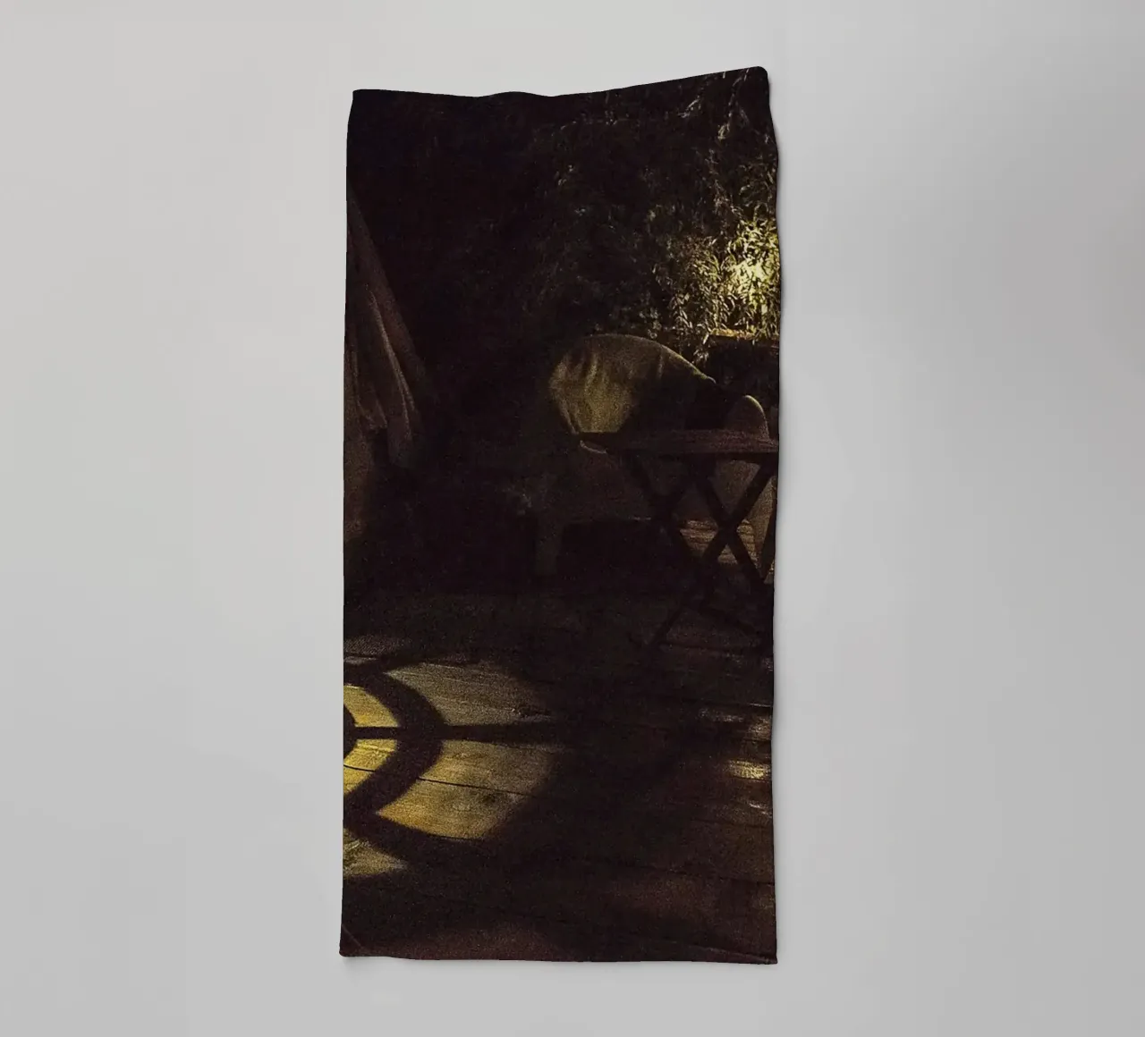 Nachtlicht schaduwen - fine art print badhanddoek van jay