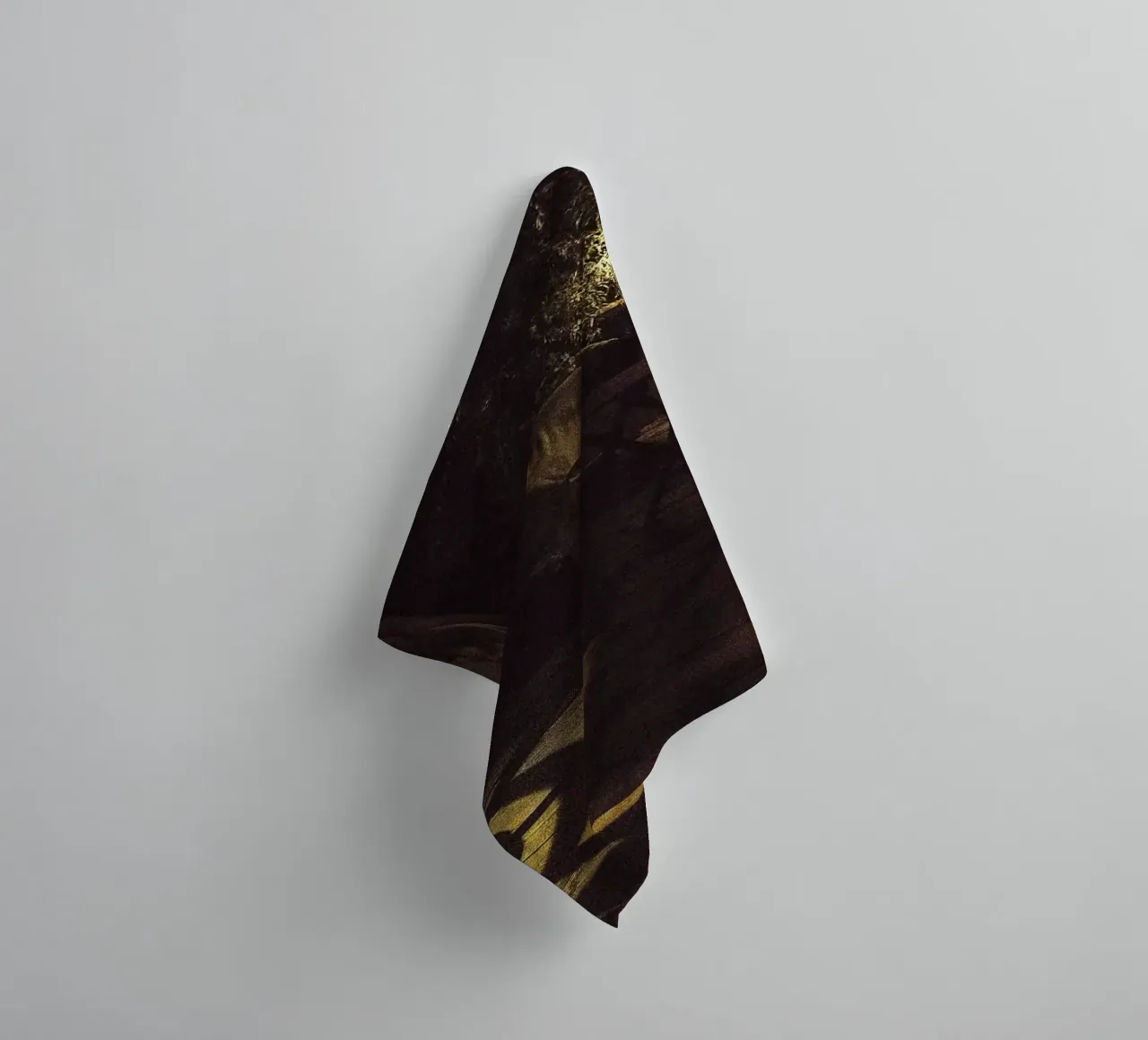 Nachtlicht schaduwen - fine art print badhanddoek van jay