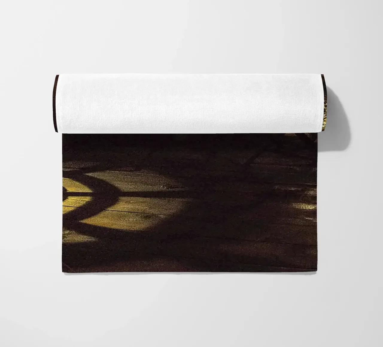 Nachtlicht schaduwen - fine art print strandhanddoek van jay