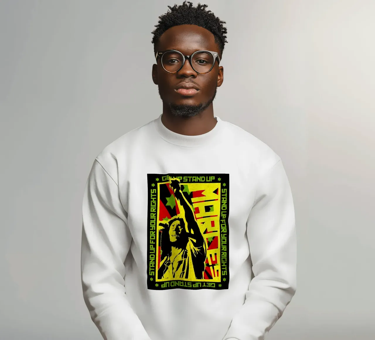 Bob Markeyy Rock Steady felpa da eliouxence
