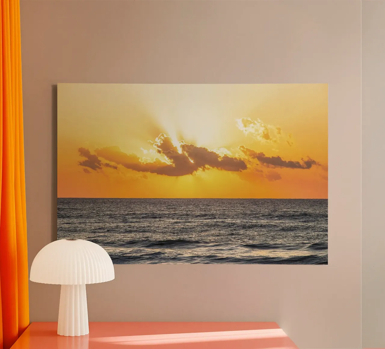 Radiance cachée - Impression d'art toile avec Caisse américaine de jay