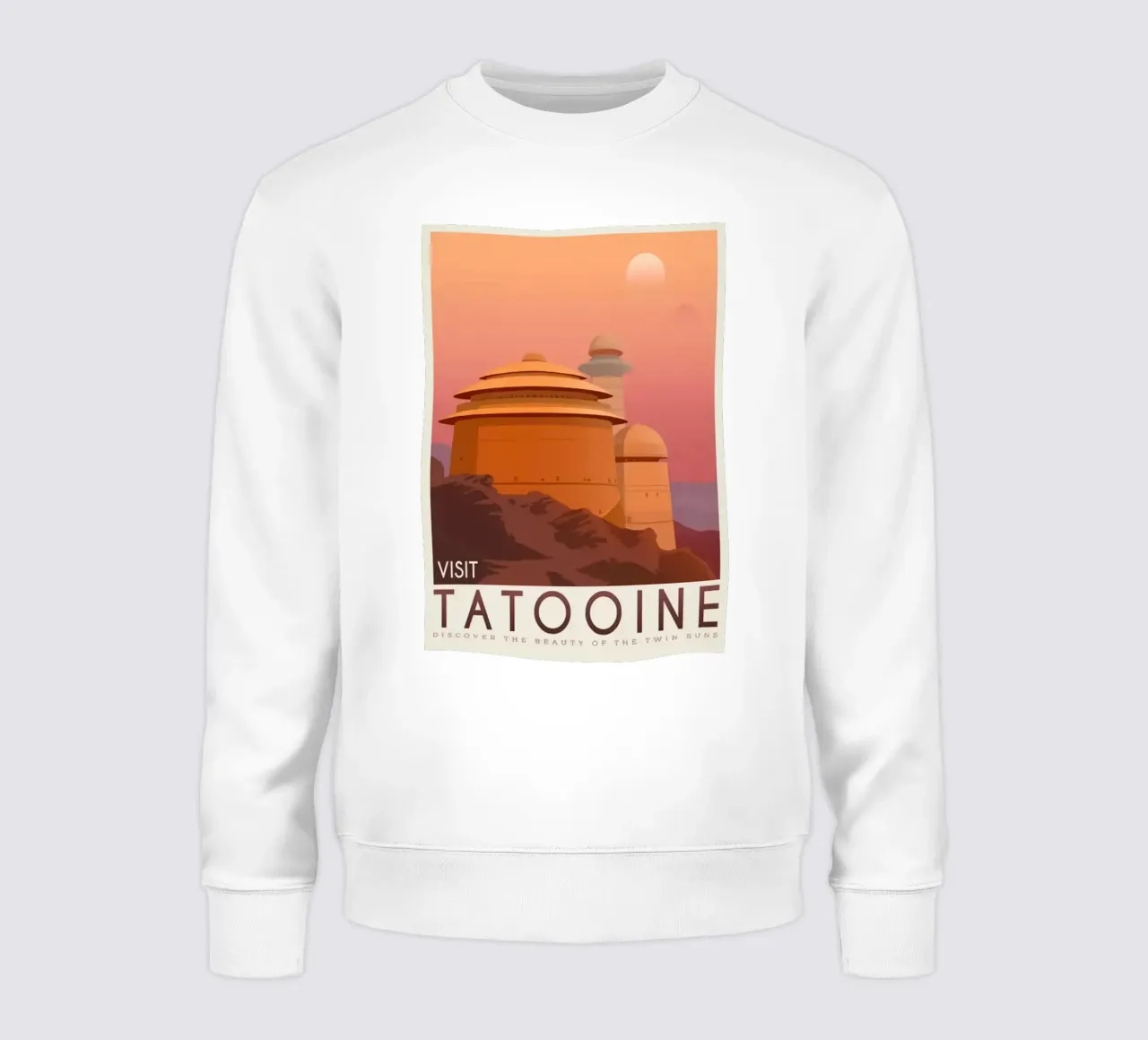 Luoghi di viaggio Tatooine felpa da hanna shop