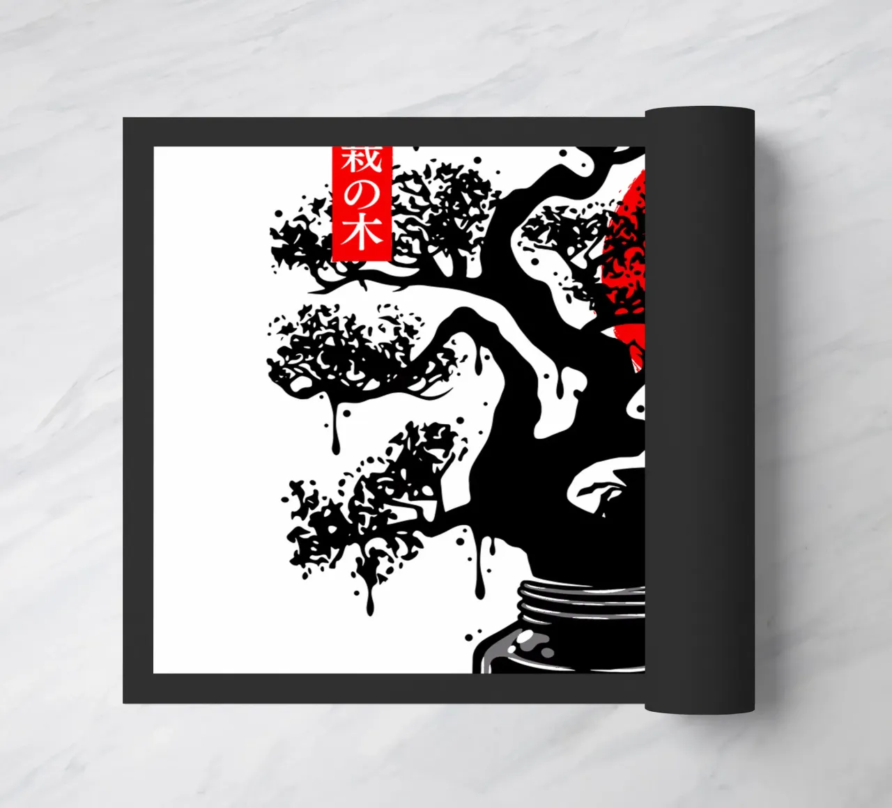 Inchiostro giapponese nero Bonsai zerbino da LM2KONE