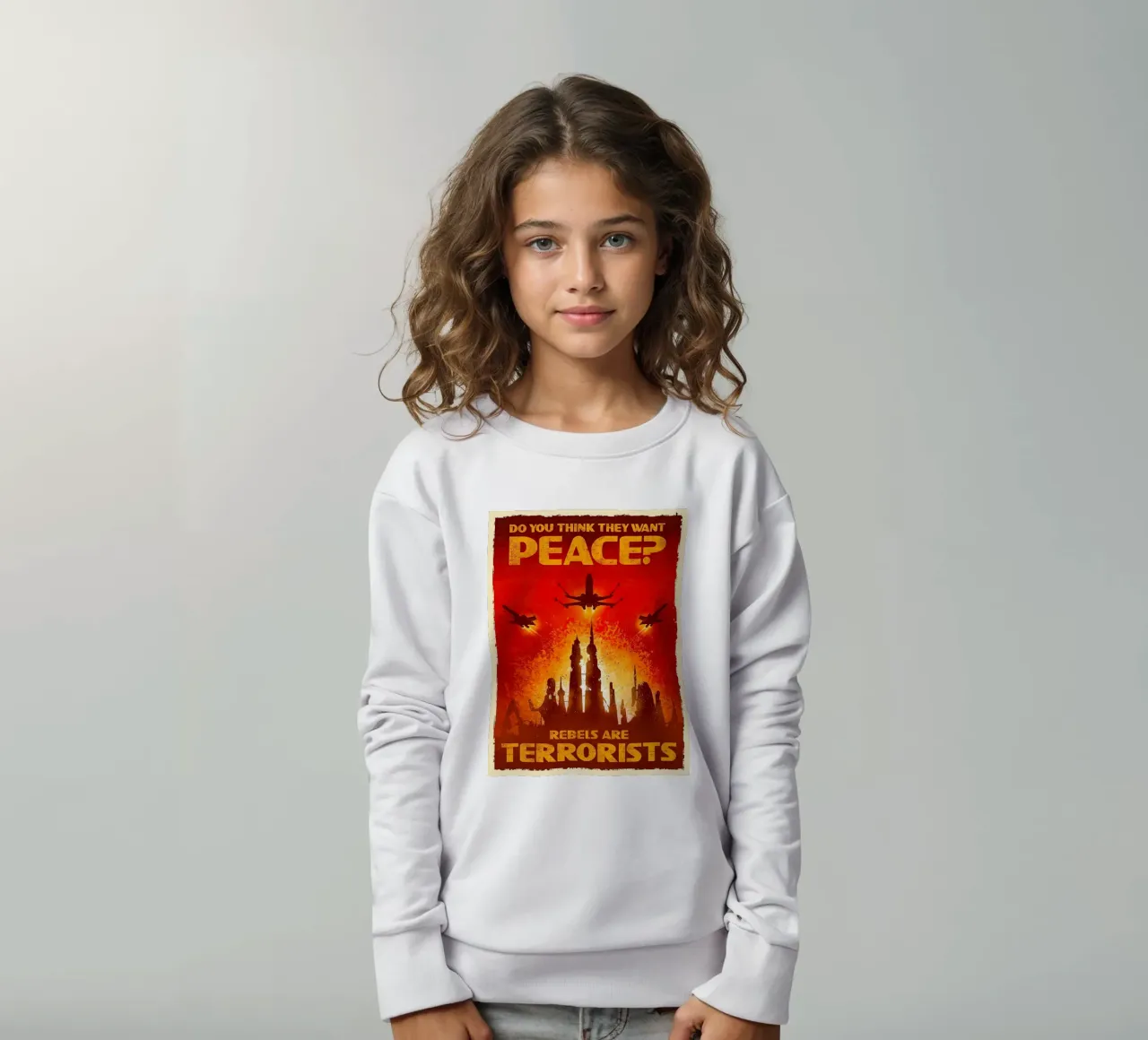visitare la pace felpa bambino da hanna shop