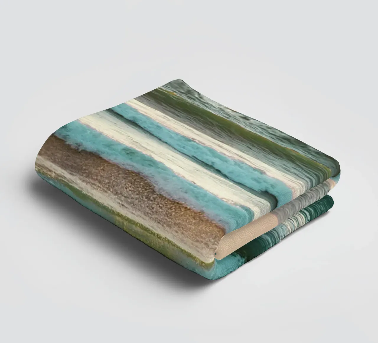 Rolling Waves – Fine Art Print Handtuch von jay